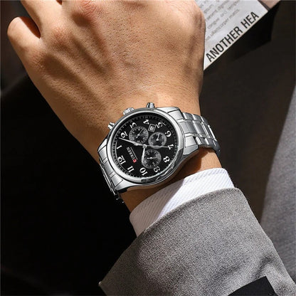 CURREN 8466 Men's Chronograph Watch