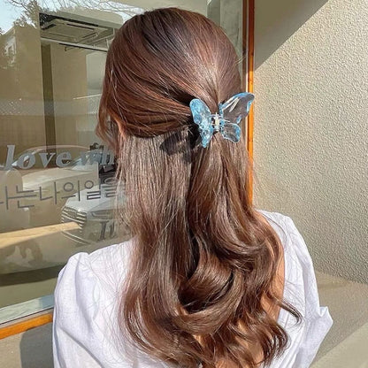Acrylic Butterfly Claw Clip