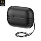 Apple Airpods 3rd Gen 2021 Cover - Black - Trendy Hybrid Style Soft Shell Protective Case Compatible with Airpods 3rd Gen 2021