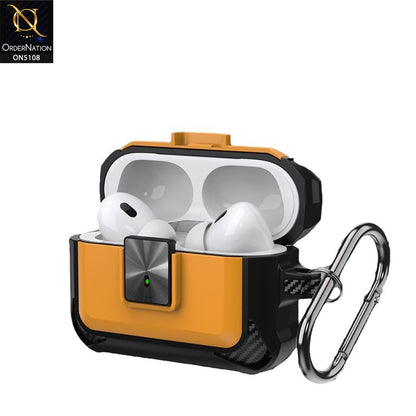 Apple Airpods Pro 2 Cover - Green - New Hybrid Style Protective Case With Catch Lock Compatible with Apple Airpods Pro 2