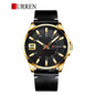 CURREN 8371 Men's Leather Straps Watch