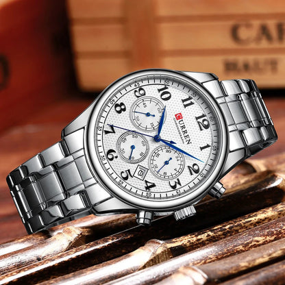 CURREN 8466 Men's Chronograph Watch