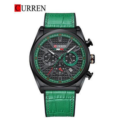 CURREN 8392 Men's Rubber Straps Watch