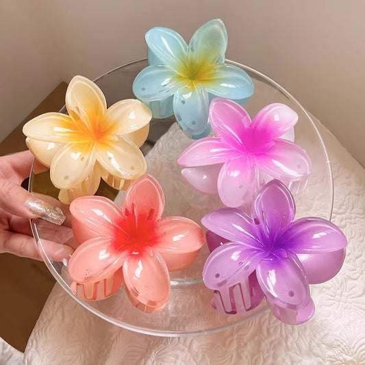 Large Flower Hair Claw Clip