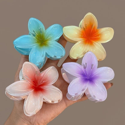 Large Flower Hair Claw Clip