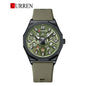 CURREN Original Brand Rubber Straps Wrist Watch For Men With Brand (Box & Bag)-8437