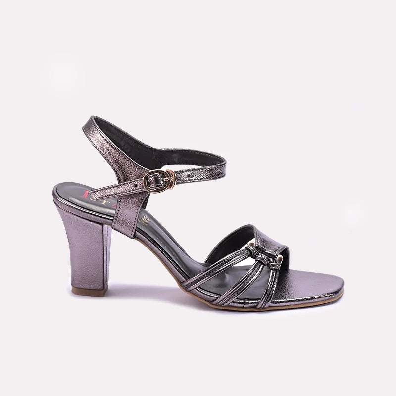 Gray Heel Casual Sandals 0421515