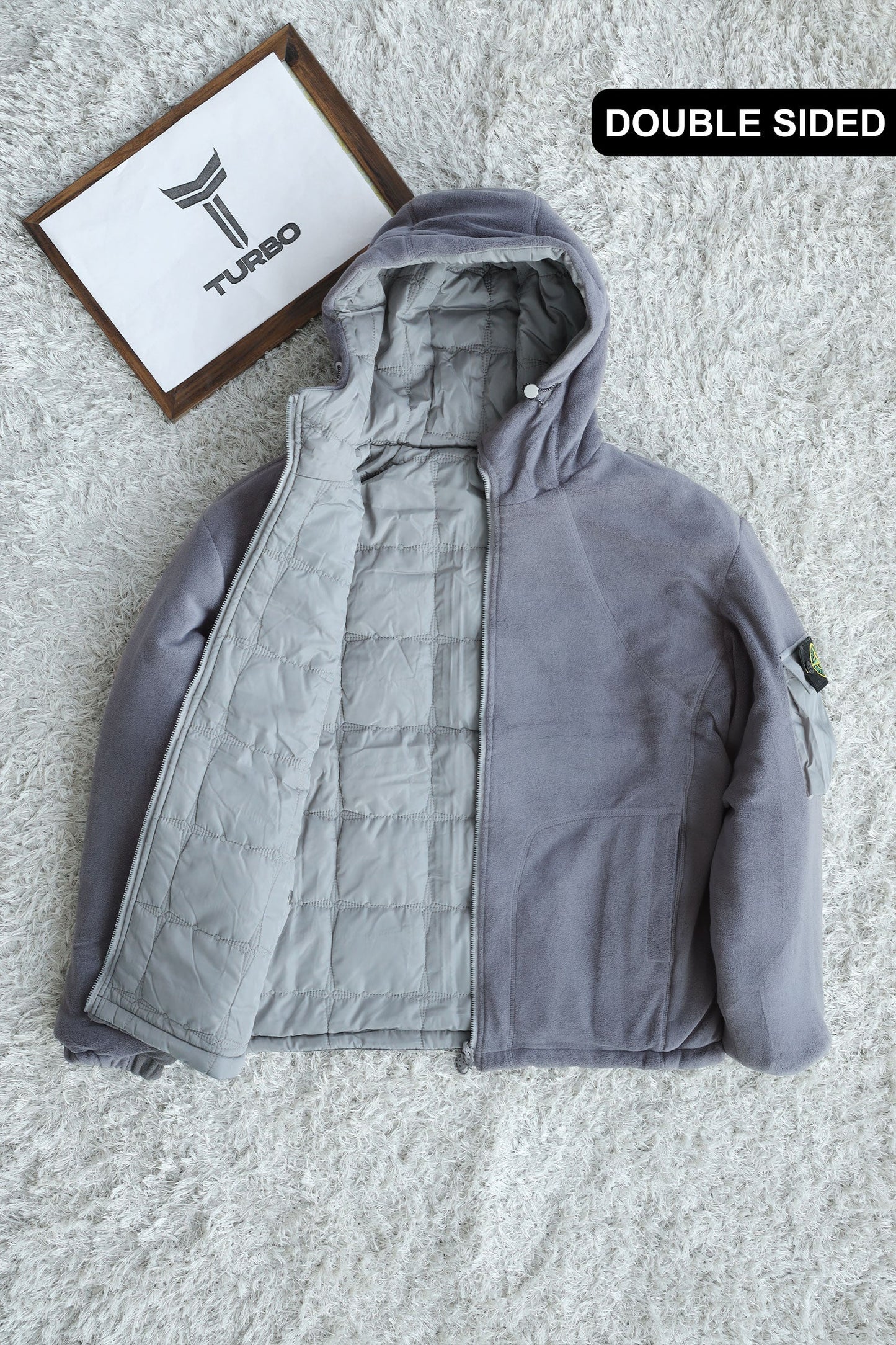 Stone Island Hooded Double Side Imported Puffer Jacket