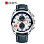 CURREN 8324 Men's Leather Straps Watch