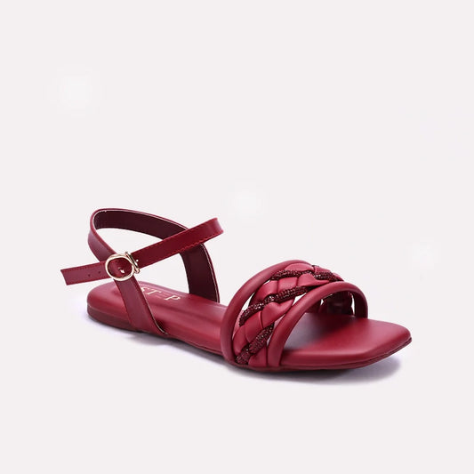 Maroon Fancy Sandals 0421392
