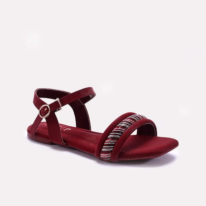 Maroon Fancy Sandals 0421398