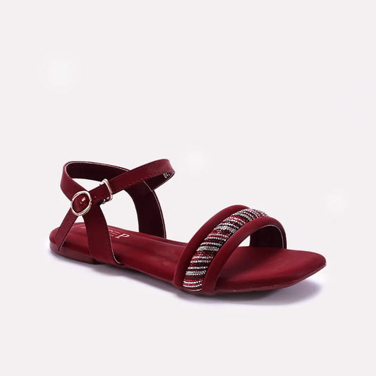 Maroon Fancy Sandals 0421398