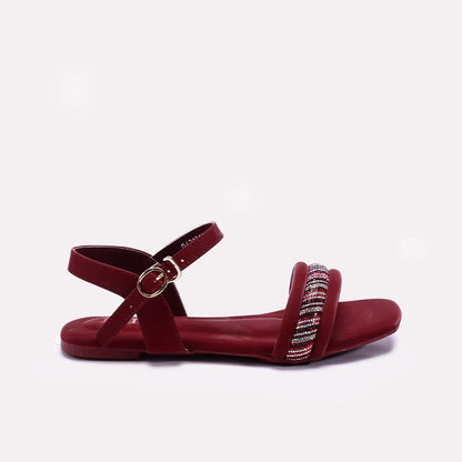Maroon Fancy Sandals 0421398