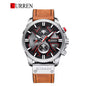 CURREN 8346 Men's Leather Straps Watch