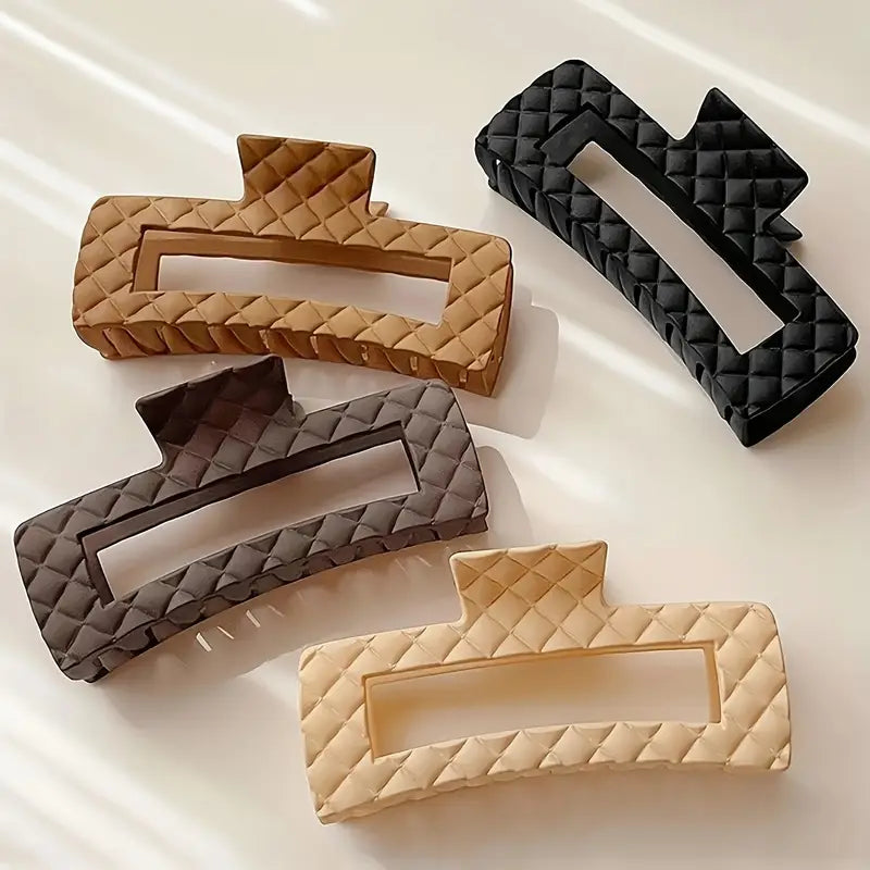 Set of 3 Nude Rectangular Claw