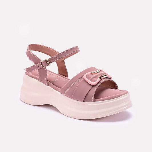 Pink Casual Platform Sandals 0421500