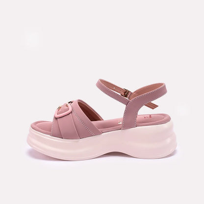 Pink Casual Platform Sandals 0421500