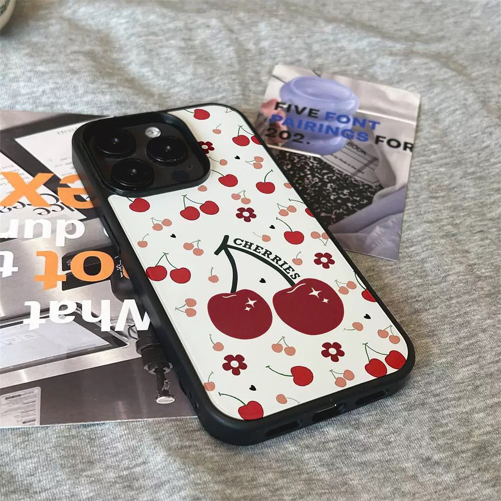 2d Cherry🍒 glossy case available in all phone models