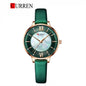 CURREN 9080 Women's Leather Straps Watch