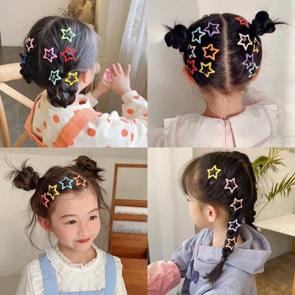 Cute Hair Clips Card for Girls