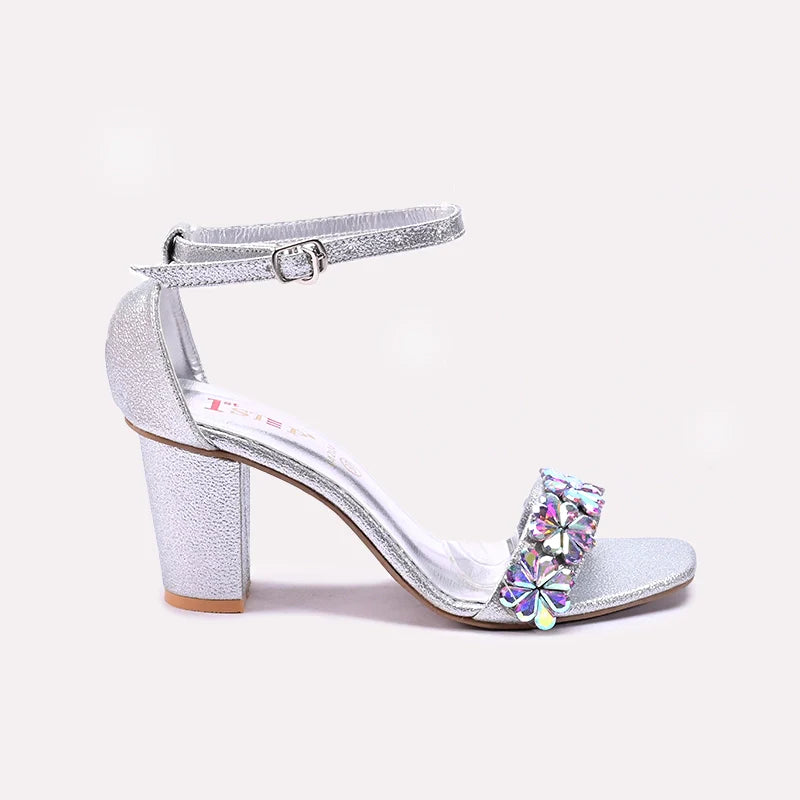 Silver Bridal Sandals 0421341