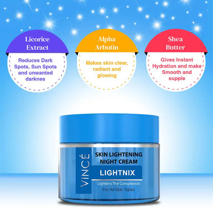 Vince - Lightnix-Skin Lightening Night Cream