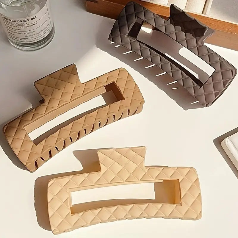Set of 3 Nude Rectangular Claw