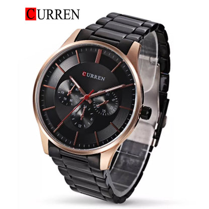 CURREN 8282 Men's Stainless Steel Watch