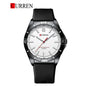 CURREN 8449 Men's Rubber Straps Watch