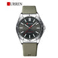 CURREN 8449 Men's Rubber Straps Watch