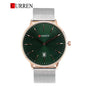 CURREN 8302 Men's Stainless Steel Watch