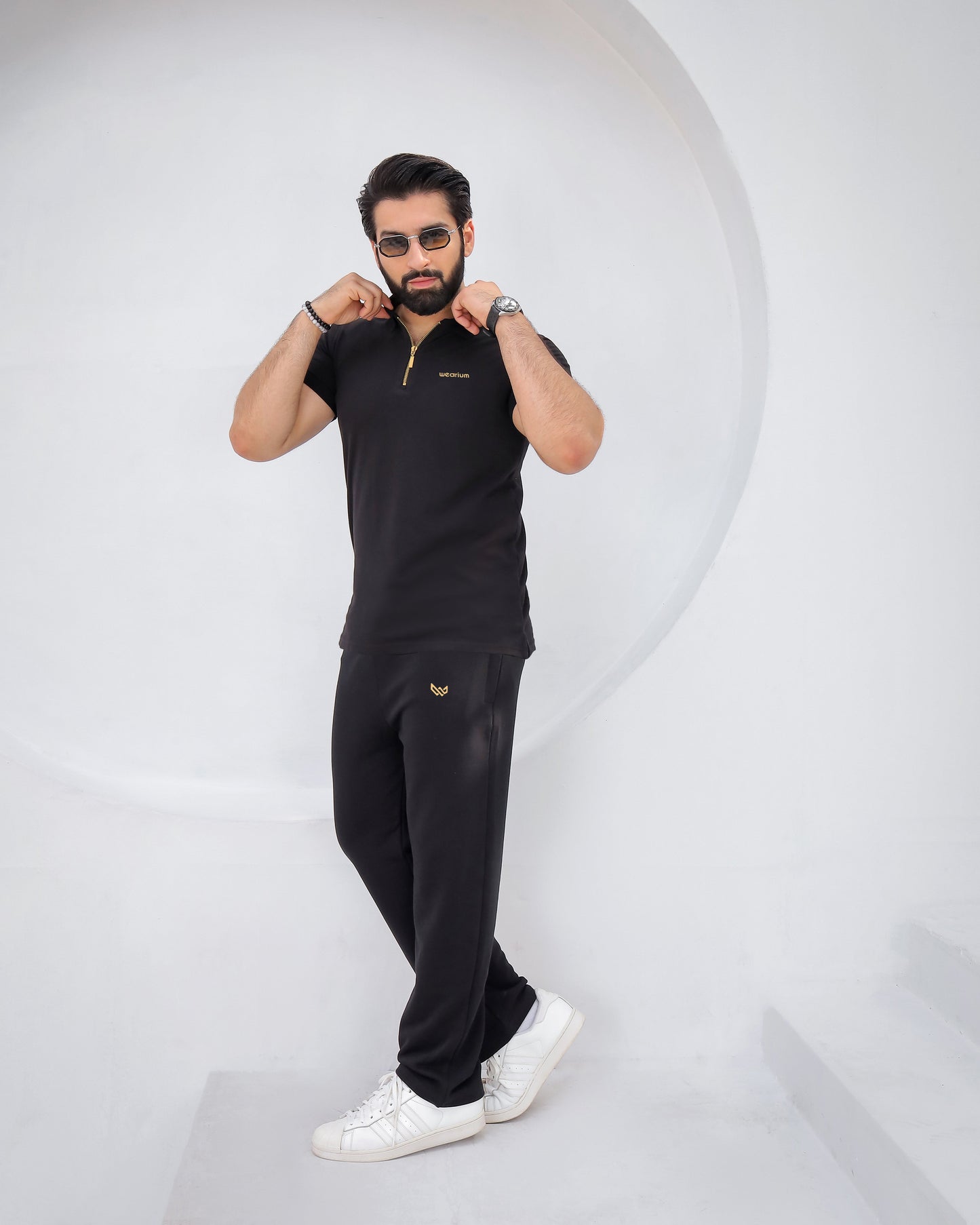 Black Boss - Premium Cotton Polo Twinset