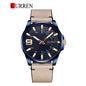 CURREN 8371 Men's Leather Straps Watch