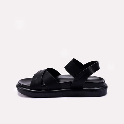 Womens Black Comfy Casual Sandals 0421587