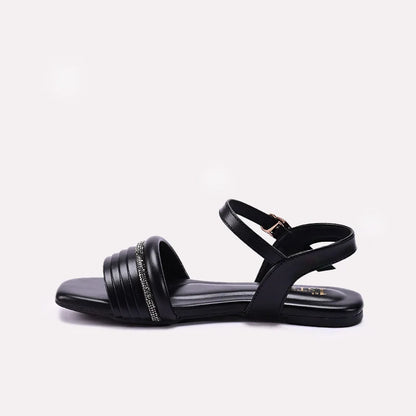 Womens Black Fancy Sandals 0421407