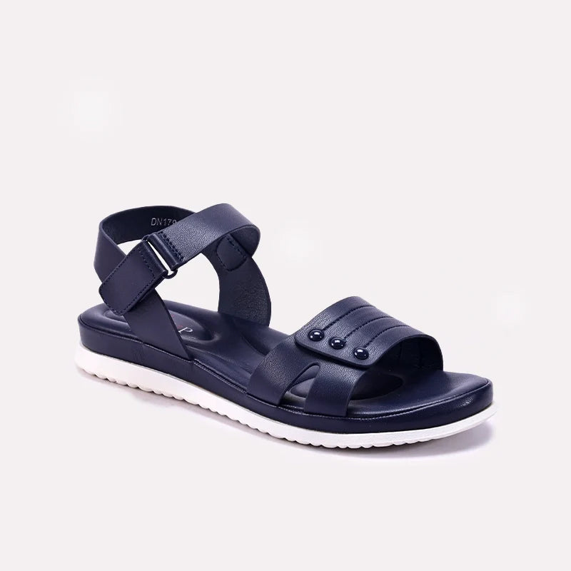 Womens Blue Comfy Sandals 0421582