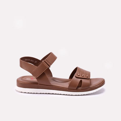 Womens Brown Comfy Sandals 0421582