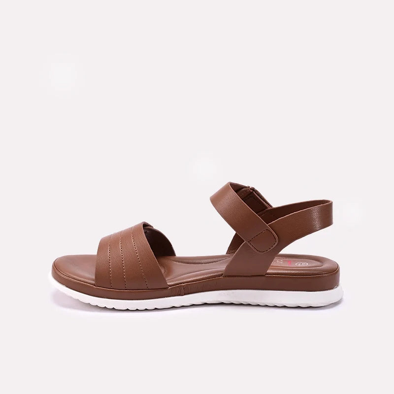 Womens Brown Comfy Sandals 0421582