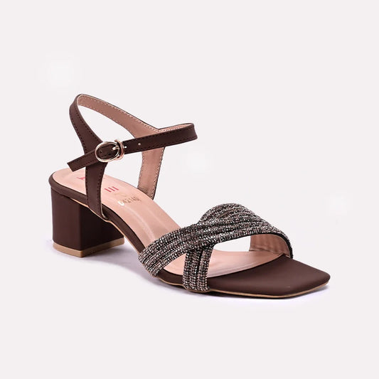 Womens Brown Fancy Sandals 0421404