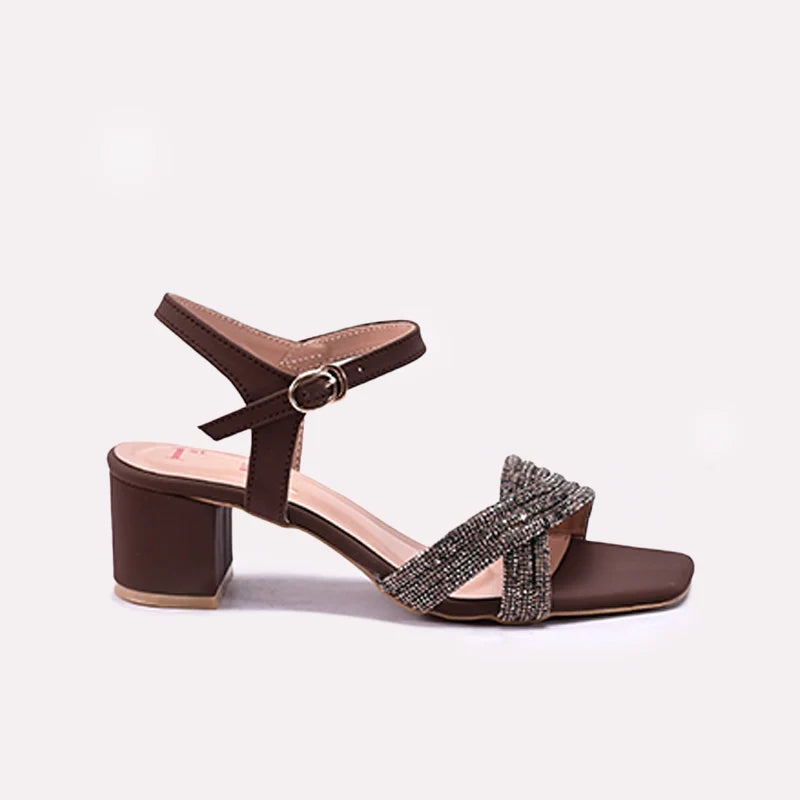 Womens Brown Fancy Sandals 0421404