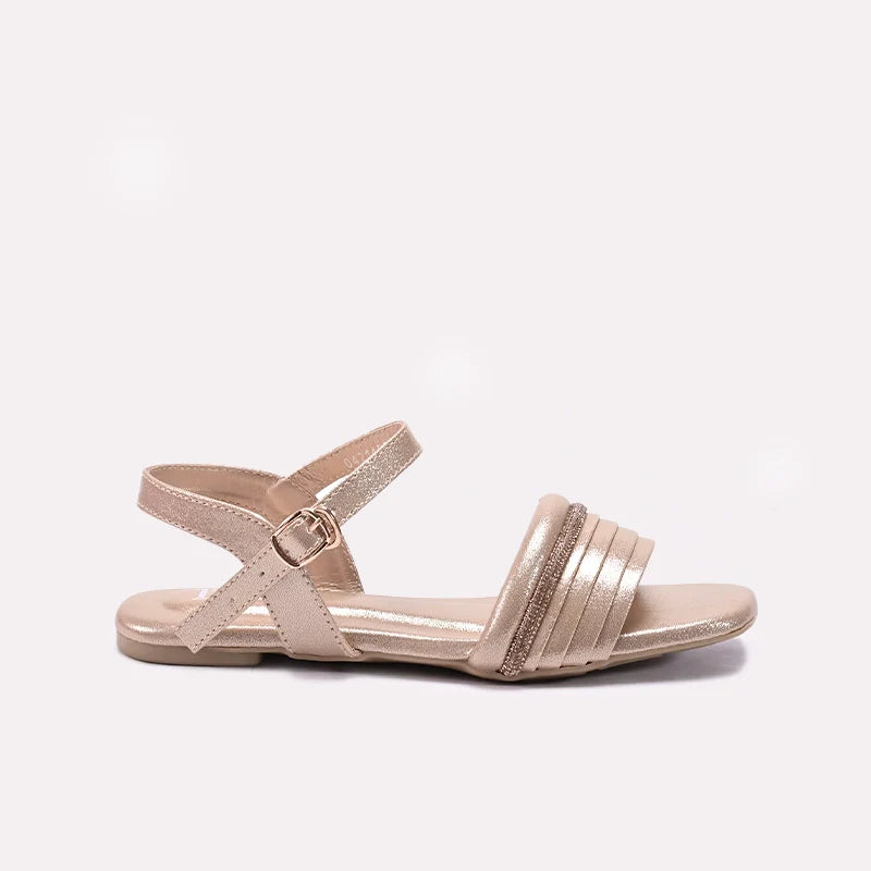 Womens Gold Fancy Sandals 0421407