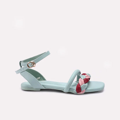 Womens Light Green Casual Sandals 0421406