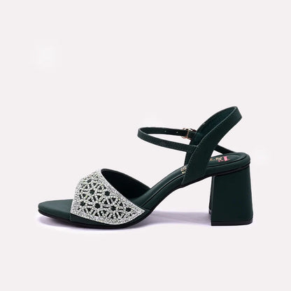 Womens Green Fancy Sandals 0421502