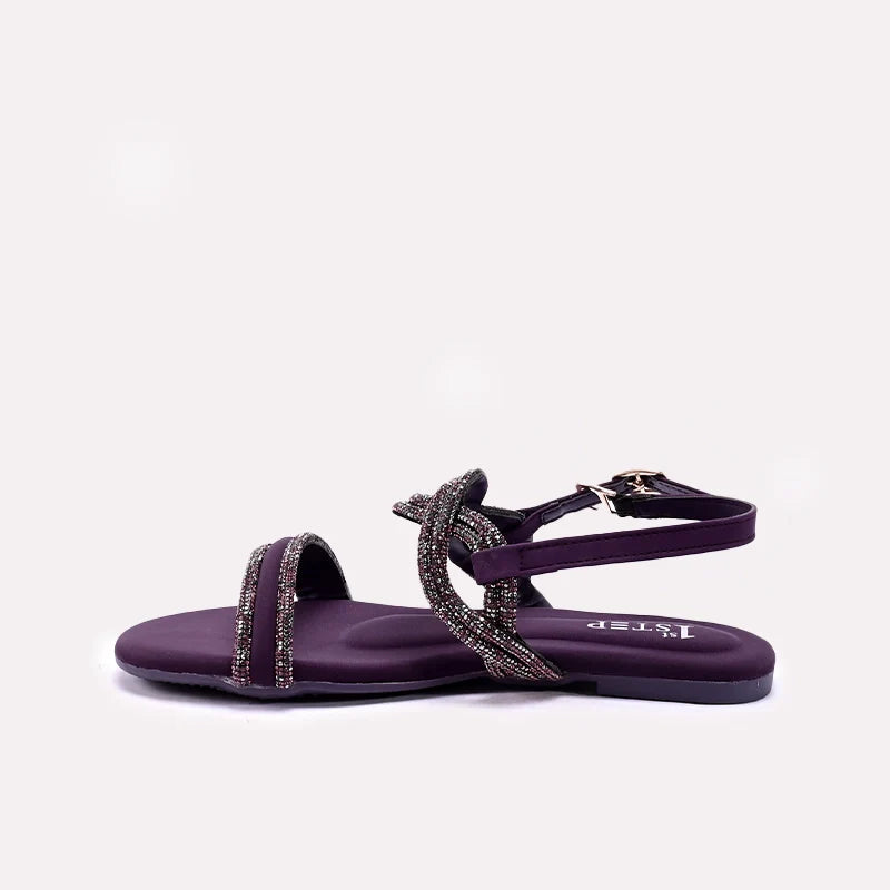Womens Purple Fancy Sandals 0421397