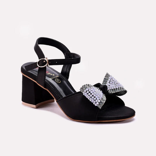 Womens Black Fancy Sandals 0421388