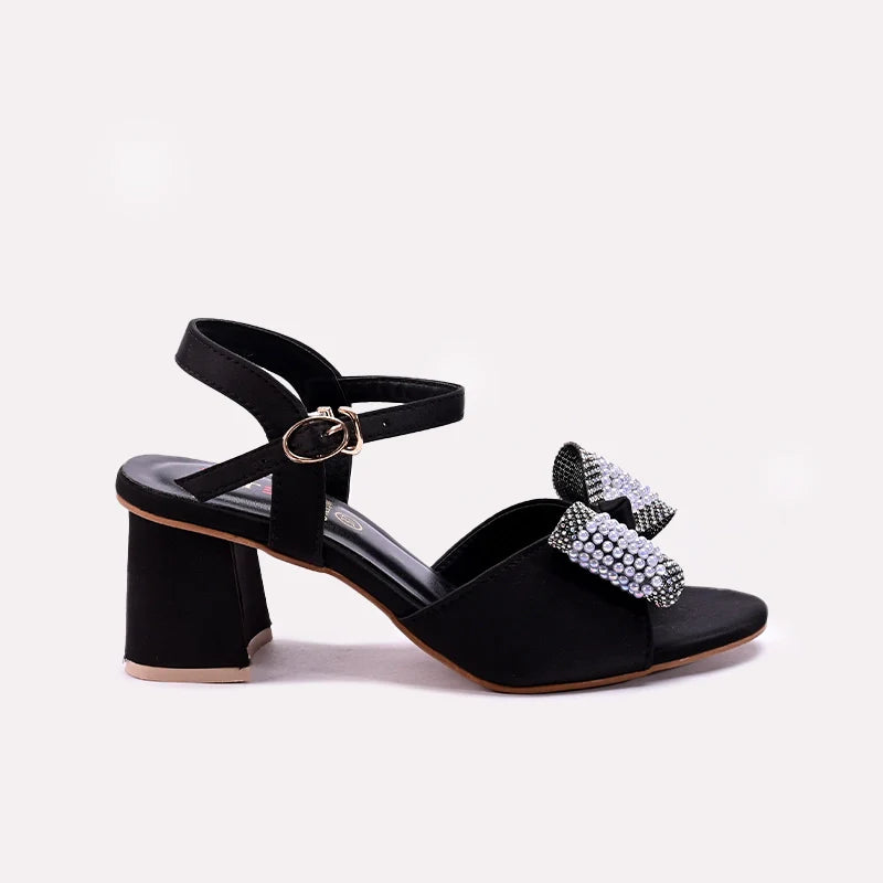 Womens Black Fancy Sandals 0421388