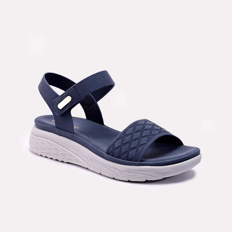 Womens Blue Casual Sandals 0421571