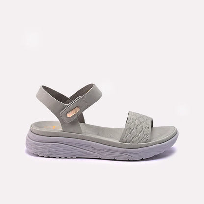 Womens Gray Casual Sandals 0421571