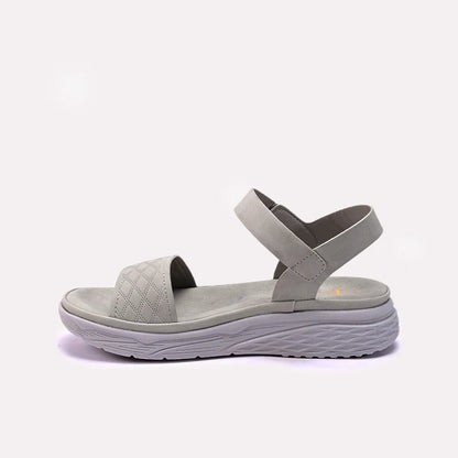 Womens Gray Casual Sandals 0421571