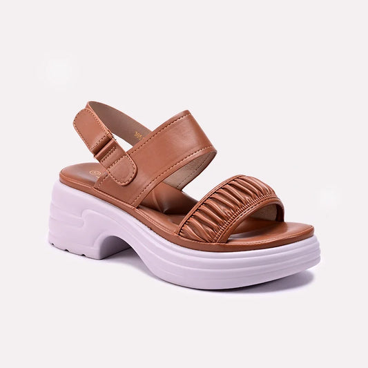 Womens Mustard Casual Sandals 0421570